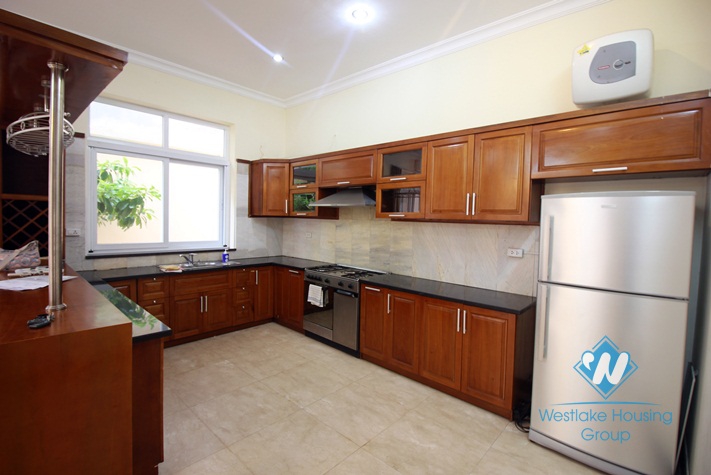 Unfurnished, bright house for rent in Ciputra, Tay Ho, Hanoi